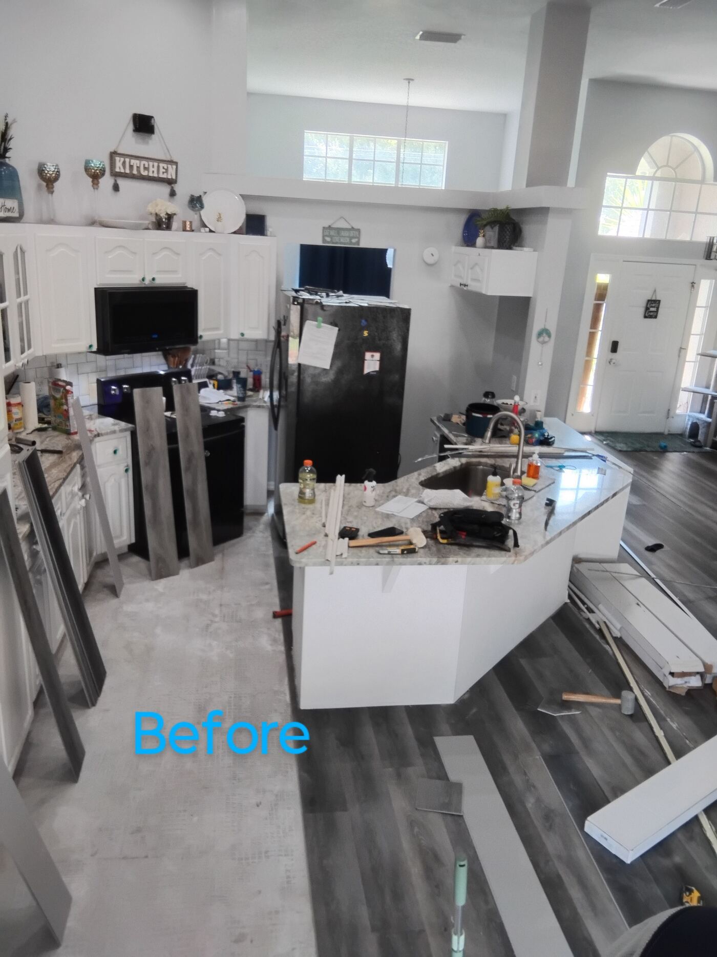Kitchen before remodel